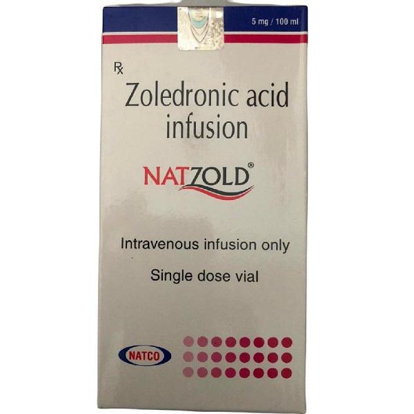 Natzold (Zoledronic Acid ) NATCO (H/ 1 lọ/100ml) INDIA