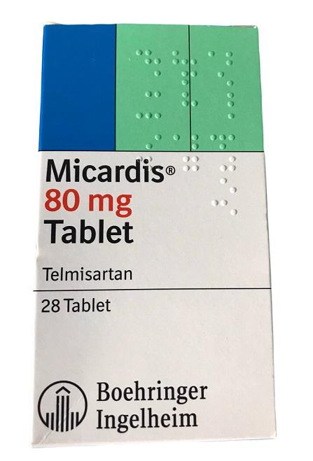Micardis 80 (Telmisartan) Boehringer Ingelheim Turkey (H/28)