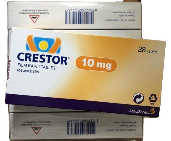 Crestor 10mg (Rosuvastatin) AstraZeneca Turkey (H/28V)