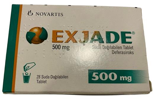 Exjade 500mg (Deferasirox) Novartis (H/28V) TNK