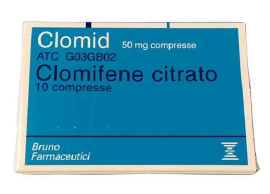 Clomid 50mg (Clomiphene citrate) Hộp 10 viên
