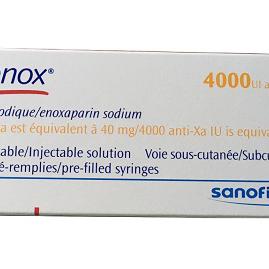 Lovenox 4000ui (Enoxaparin)  Anti-Xa/0.4ml Sanofi (H/2ống)