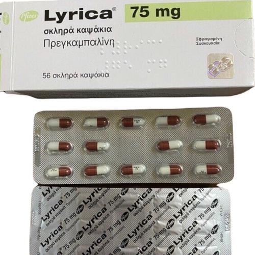 Lyrica 75mg (Pregabalin) Pfizer Greece (H/56V)