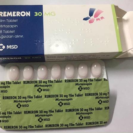 Remeron 30mg (Mirtazapin) MSD Turkey (H/28v)