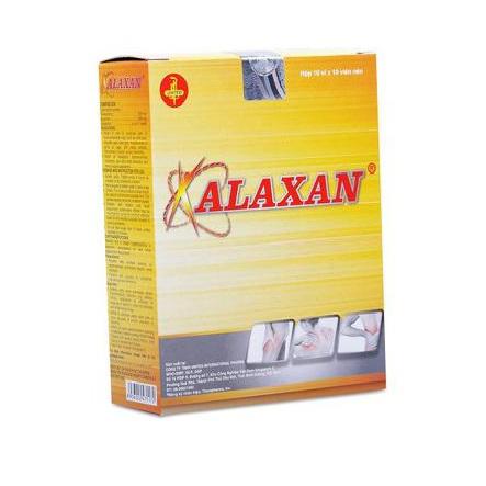 Alaxan (Paracetamol, Ibuprofen) United (H/100v) bấm
