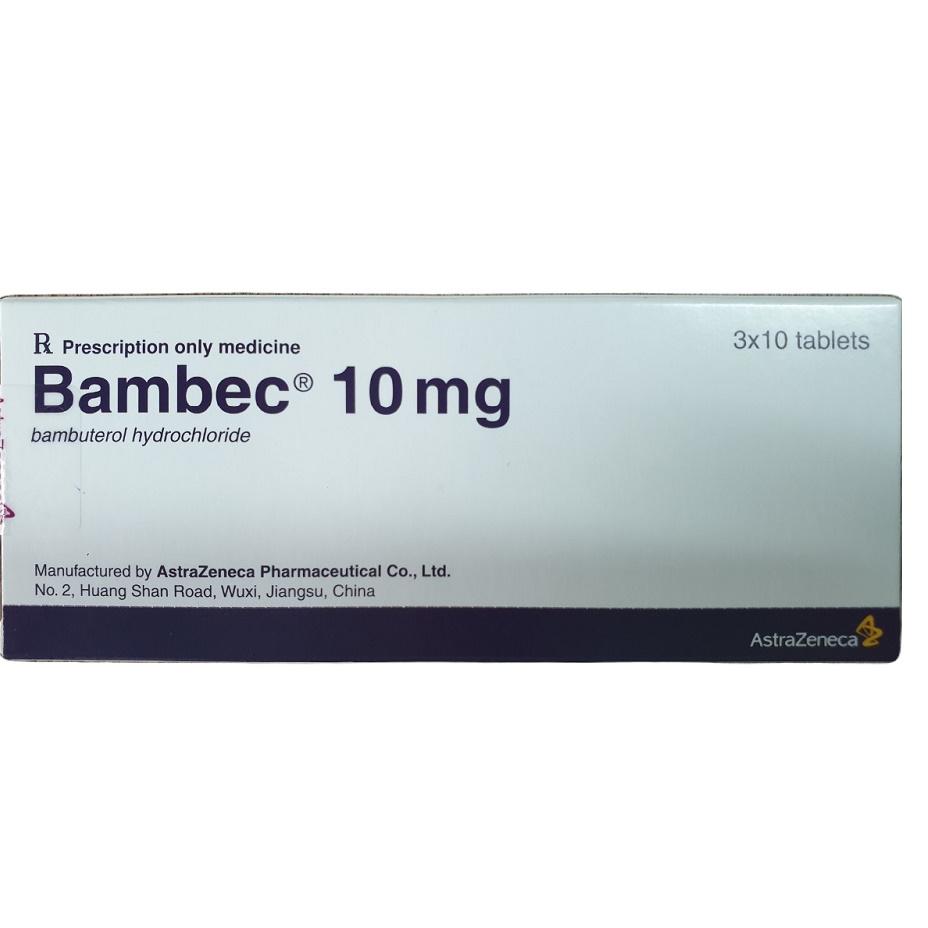 Bambec (Bambuterol) 10mg Astrazeneca (H/30v)
