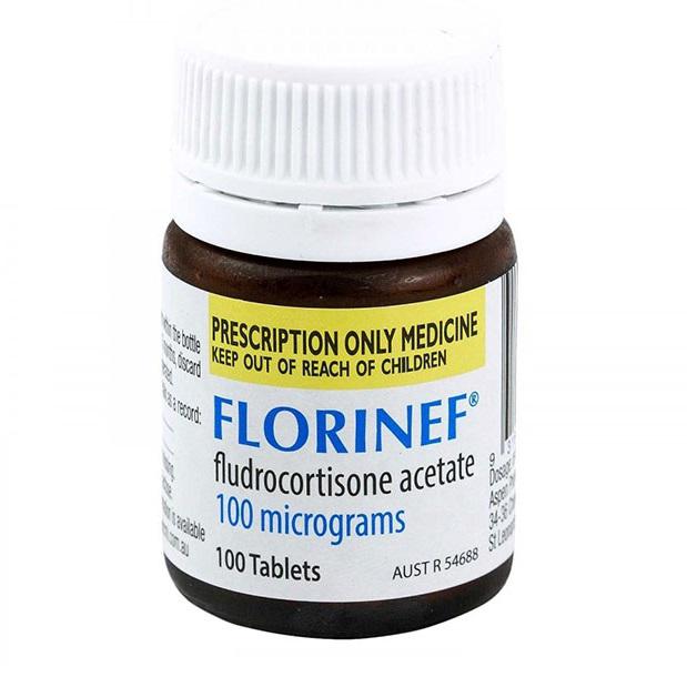  Florinef 100mcg (Fludrocortisone Acetate 100mcg)Lọ/ 100 Viên