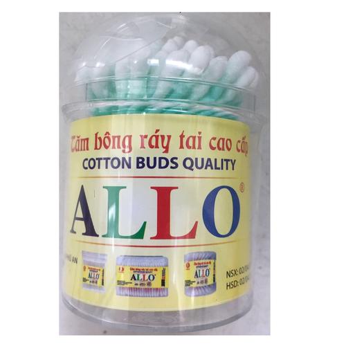 Bông Ráy Tai Cao Cấp Allo (Lốc/12 hũ)