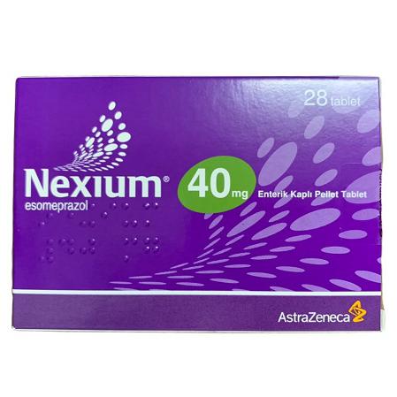 Nexium 40mg (Esomeprazole) AstraZeneca Turkey (H/28V)