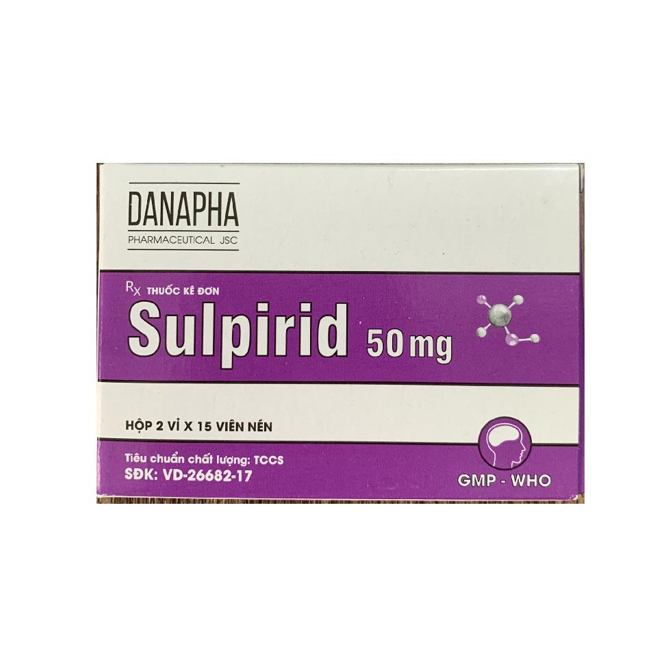 Sulpirid 50mg Danapha (H/30v)