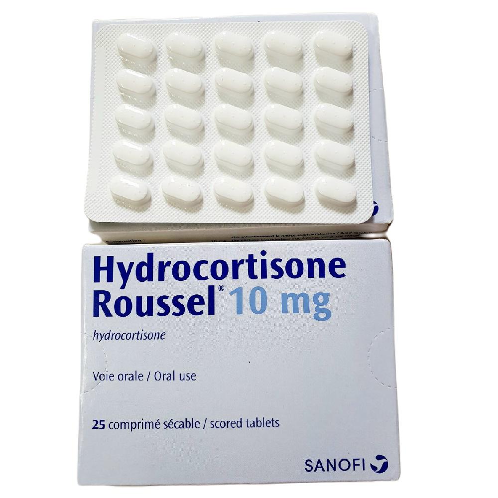 Hydrocortison Roussel 10mg Sanofi (H/25v) Pháp