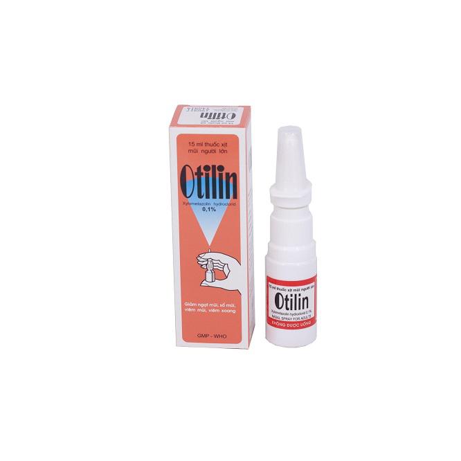 Xịt Mũi Otilin (Xylometazolin) Pharbaco (Lốc/10chai/15ml)