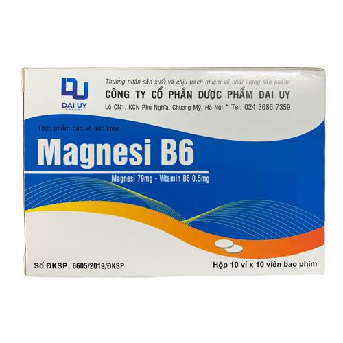 Magnesi B6 Đại Uy (Hộp/100v)