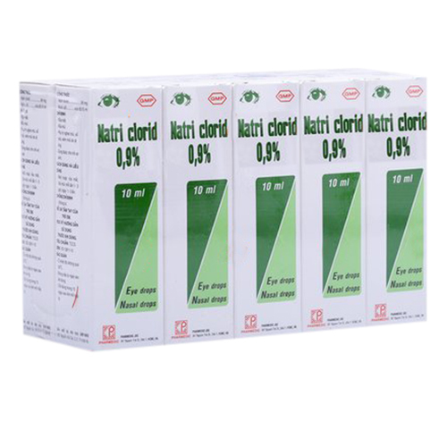 Nhỏ Mắt Mũi Natri Clorid 0,9% Pharmedic (Lốc/10c/10ml)