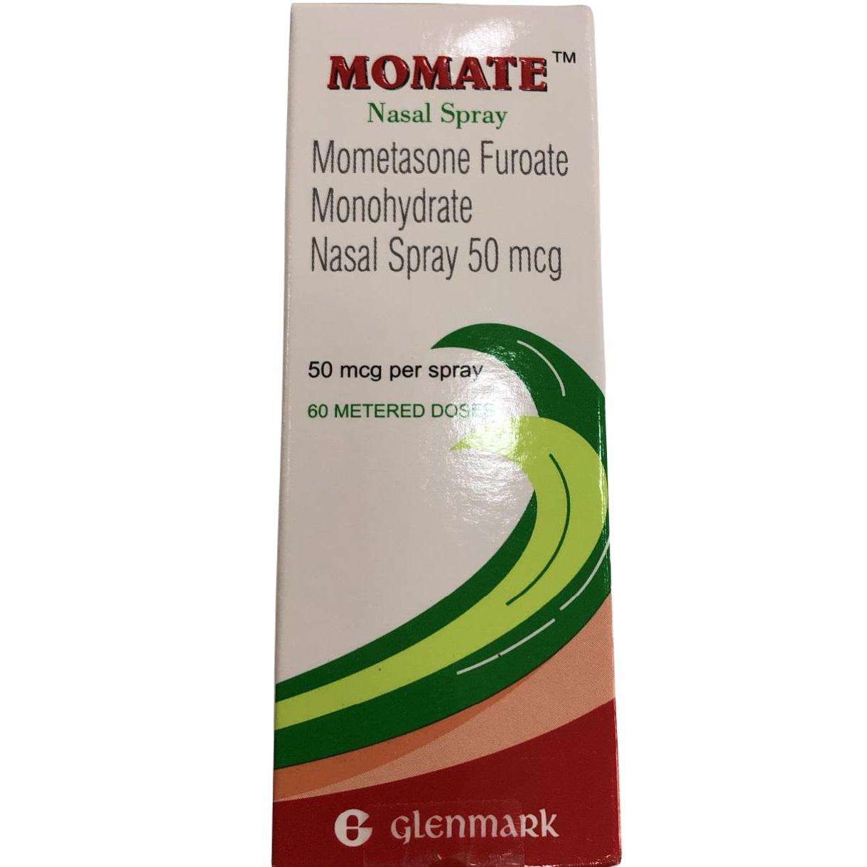 Momate (Mometasone Furoate) 50mcg Glenmark (C/60 Liều)
