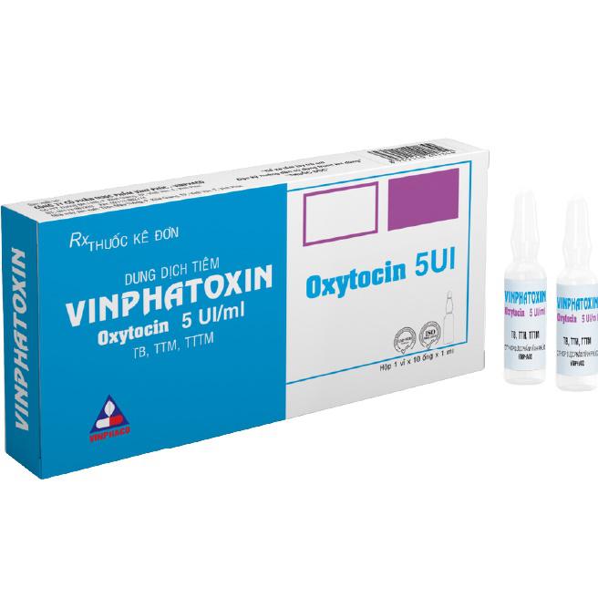 Vinphatoxin (Oxytocin) 5UI/ml Vinphaco (H/10ống/1ml)