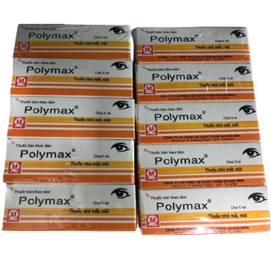 Polymax (Neomycin, Dexamethasone, Naphazoline) Mediphar (Lốc/10c/5ml)