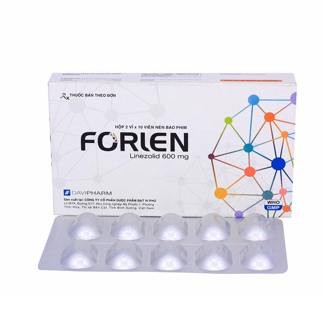 Forlen 600mg (Linezolid) Davipharm (H/20v)