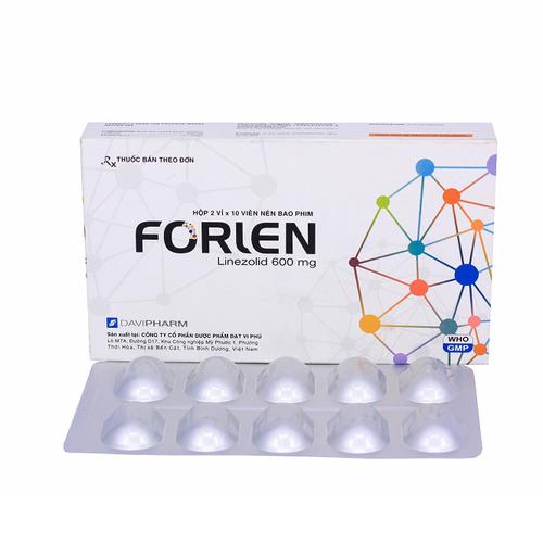 Forlen 600mg (Linezolid) Davipharm (H/20v)