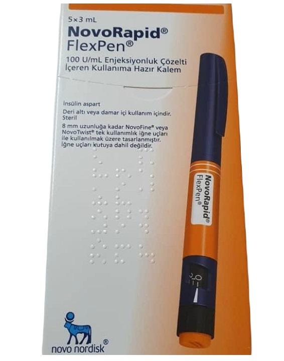 Novorapid Plexpen 100U/ml (Insulin) Novo Nordisk Turkey (H/5 But)