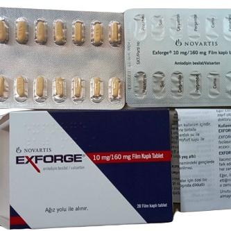 Exforge 10mg/160mg (Amlodipin, Valsartan) Novartis Turkey (H/28V)