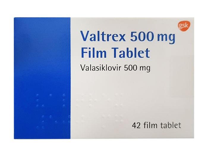 Valtrex 500mg (Valacyclovir) Hộp 42 viên