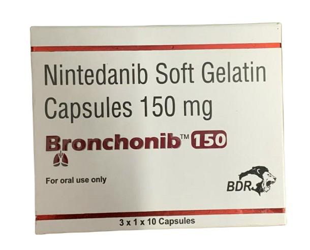 Bronchonib 150mg(Nintedanib) BDR (H/30V) INDIA