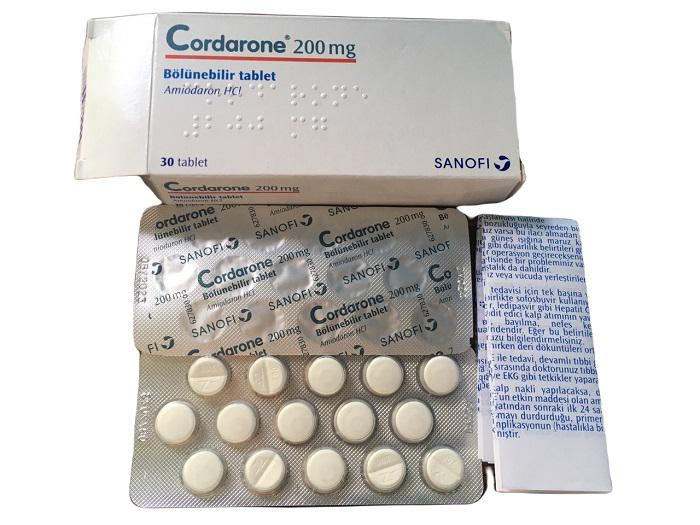 Cordarone 200mg (Amiodaron) Sanofi Turkey (H/30V)