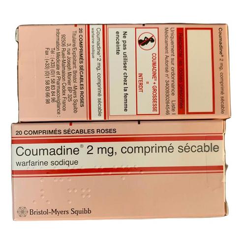 Coumadine 2mg (Warfarin)Bristol-Myers Squibb France (H/20V) 