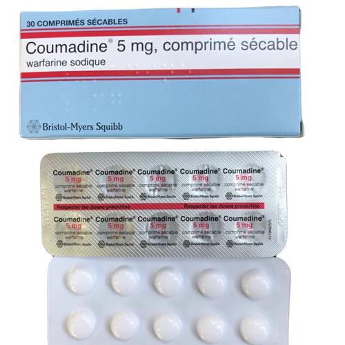Coumadine 5mg (Warfarin) Bristol-Myers Squibb France(H/30V)