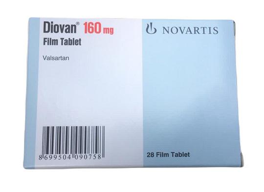 Diovan 160mg (valsartan) Novartis Turkey (H/28V)