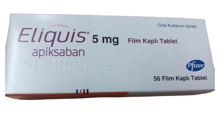 Eliquis 5mg (Apixaban) Pfizer Turkey (H/56V)