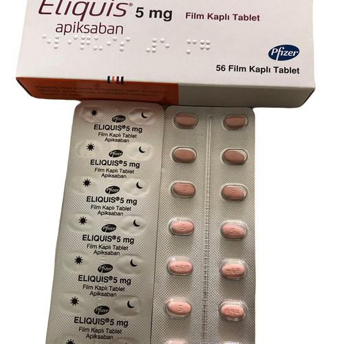 Eliquis 5mg (Apixaban) Pfizer Turkey (H/56V)