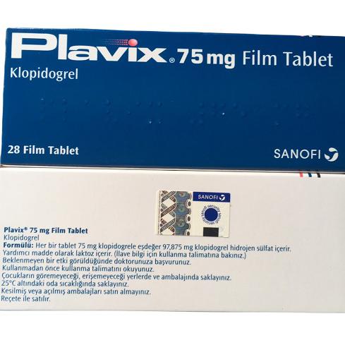 Plavix 75mg (Clopidogrel) Sanofi Turkey (H/28V)