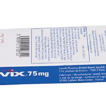 Plavix 75mg (Clopidogrel) Sanofi Turkey (H/28V)