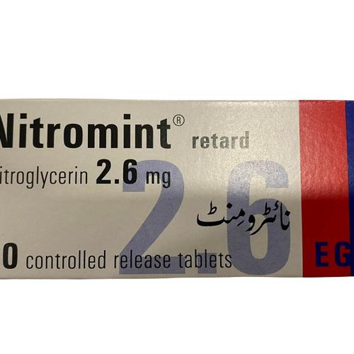 Nitromint 2.6mg (Nitroglycerin) Egis Turkey (H/60v) 