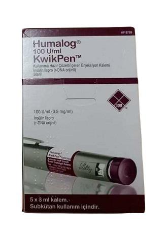 Humalog 100U/ml (Insulin) Kwikpen (H/5 Bút) TNK