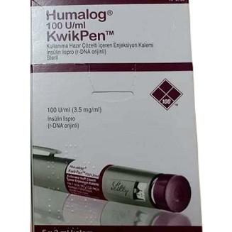 Humalog 100U/ml (Insulin) Kwikpen Turkey (H/5 But)