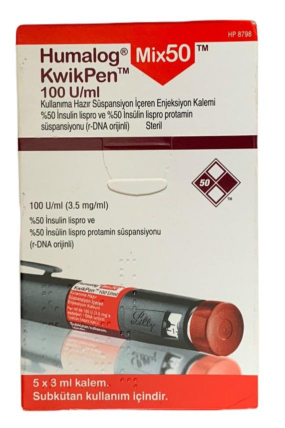 Humalog Mix 50 (Insulin) Kwikpen Turkey (H/5 But)