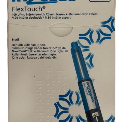 Ryzodeg Flextouch 100U/ml (Insulin) Novo Nordisk Turkey (H/5 But)