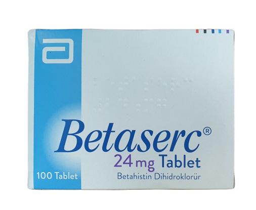 Betaserc 24mg (Betahistine) Abbott Turkey (H/100v)