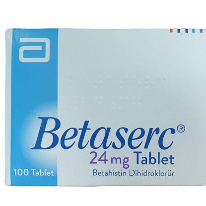Betaserc 24mg (Betahistine) Abbott Turkey (H/100v)