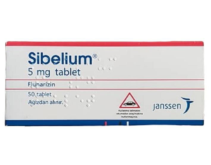 Sibelium 5mg (Flunarizin) Janssen Turkey (H/50v)