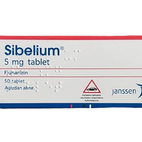 Sibelium 5mg (Flunarizin) Janssen Turkey (H/50v)