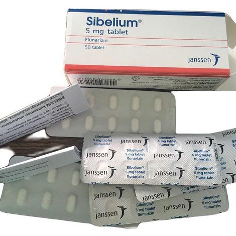 Sibelium 5mg (Flunarizin) Janssen Turkey (H/50v)