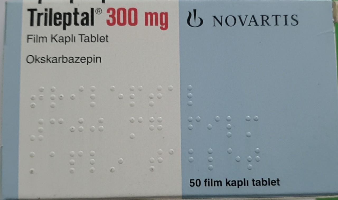  Trileptal 300mg (Oxcarbazepine) Novartist Turkey (H/50V)