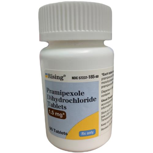 Pramipexole Dihydrochloride Tablest 1.5mg Rising IP (C/90v) - Lốc  5 chai