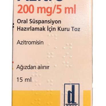 Azitro 200mg/5ml (Azithromycin) DEVA Turkey (H/15ml)