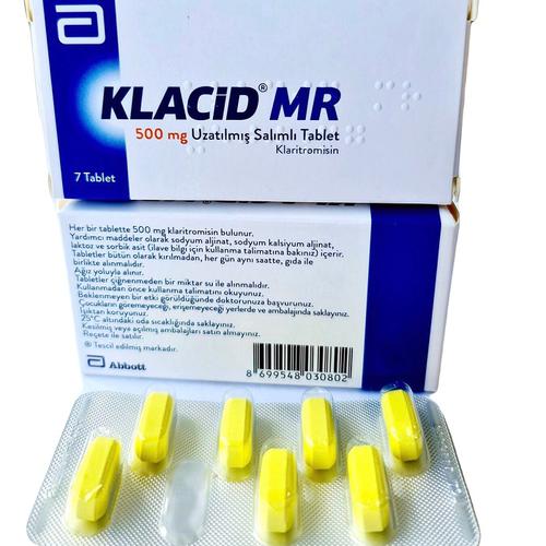 Klacid MR 500mg (Clarithromycin) Abbott Turkey (H/7V)