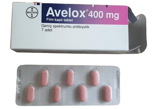 Avelox 400mg (Moxifloxacin) Bayer Turkey (H/7V)